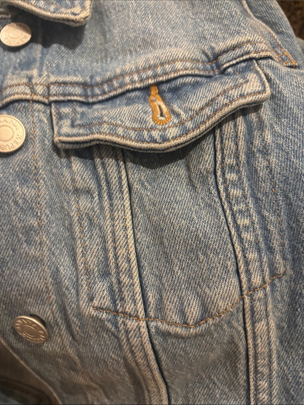 Banana Republic Light Blue Denim Jacket size S - Picture 8 of 10